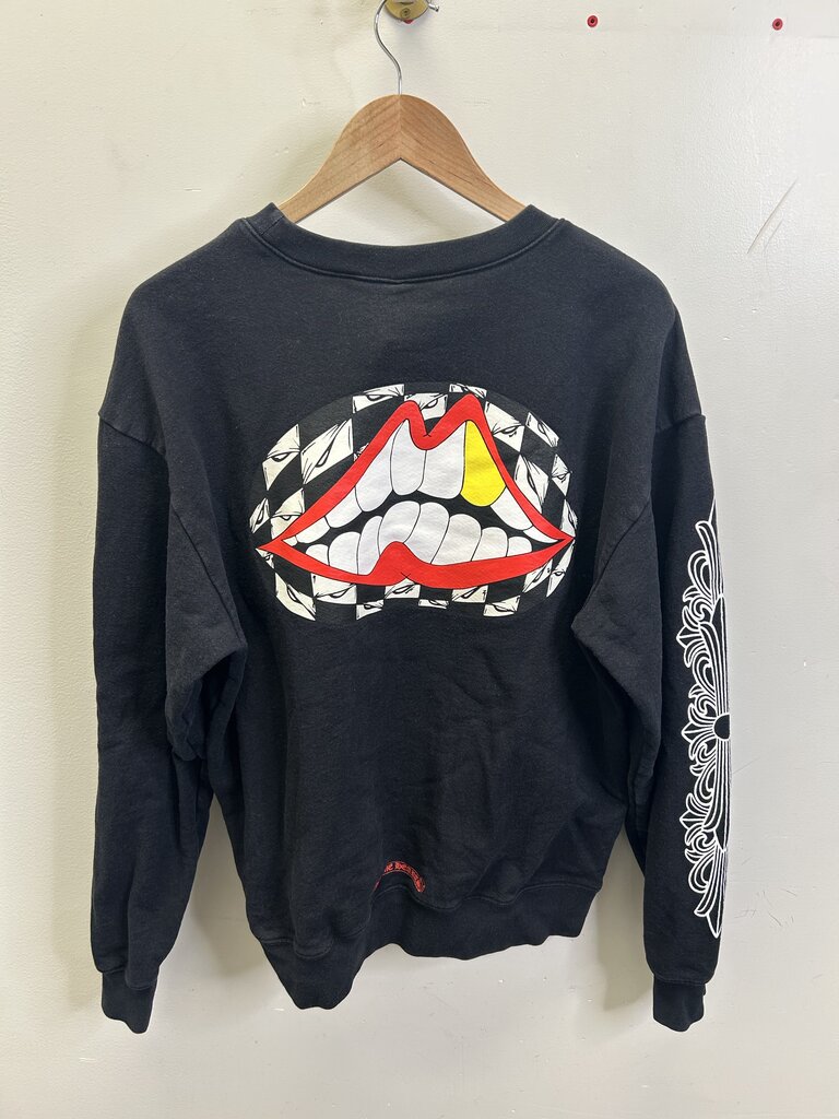 Preowned Chrome Hearts Matty Boy Chomper Crewneck sz.L