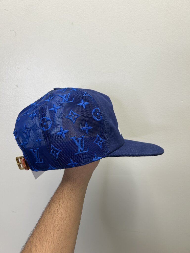 Preowned Louis Vuitton Blue Monogram Hat