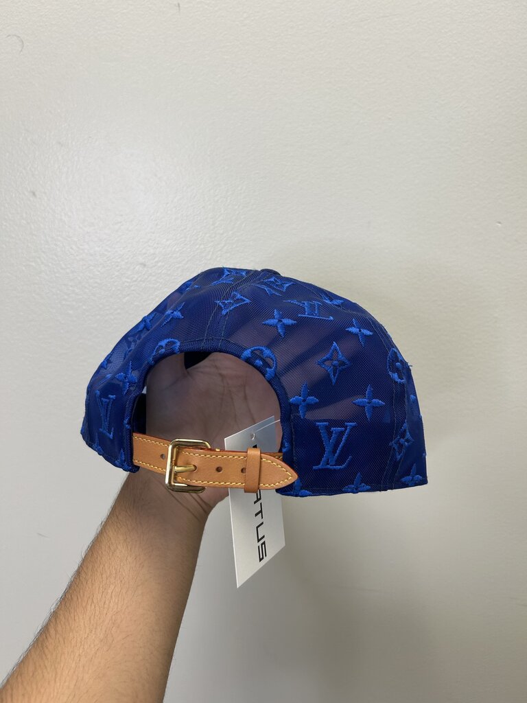 Preowned Louis Vuitton Blue Monogram Hat