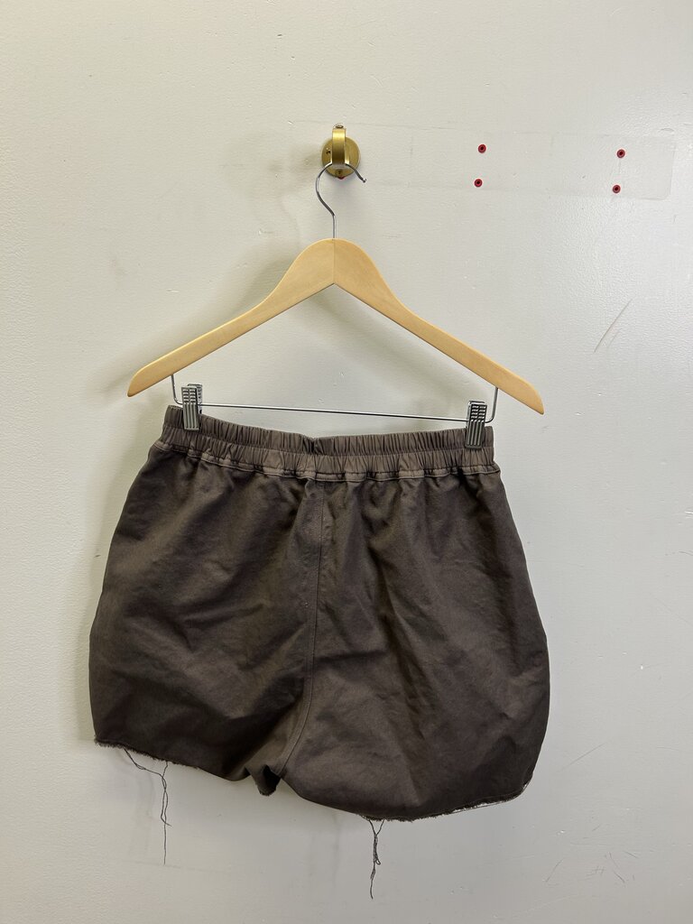 Preowned Rick Owens Brown Cutoff Shorts sz.38