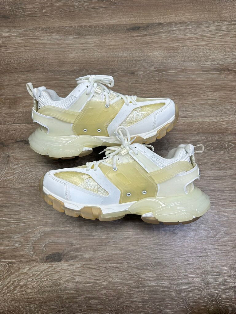 Preowned Balenciaga Track White Sz 40