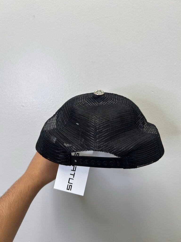Preowned Chrome Hearts Black Cemetery Hat