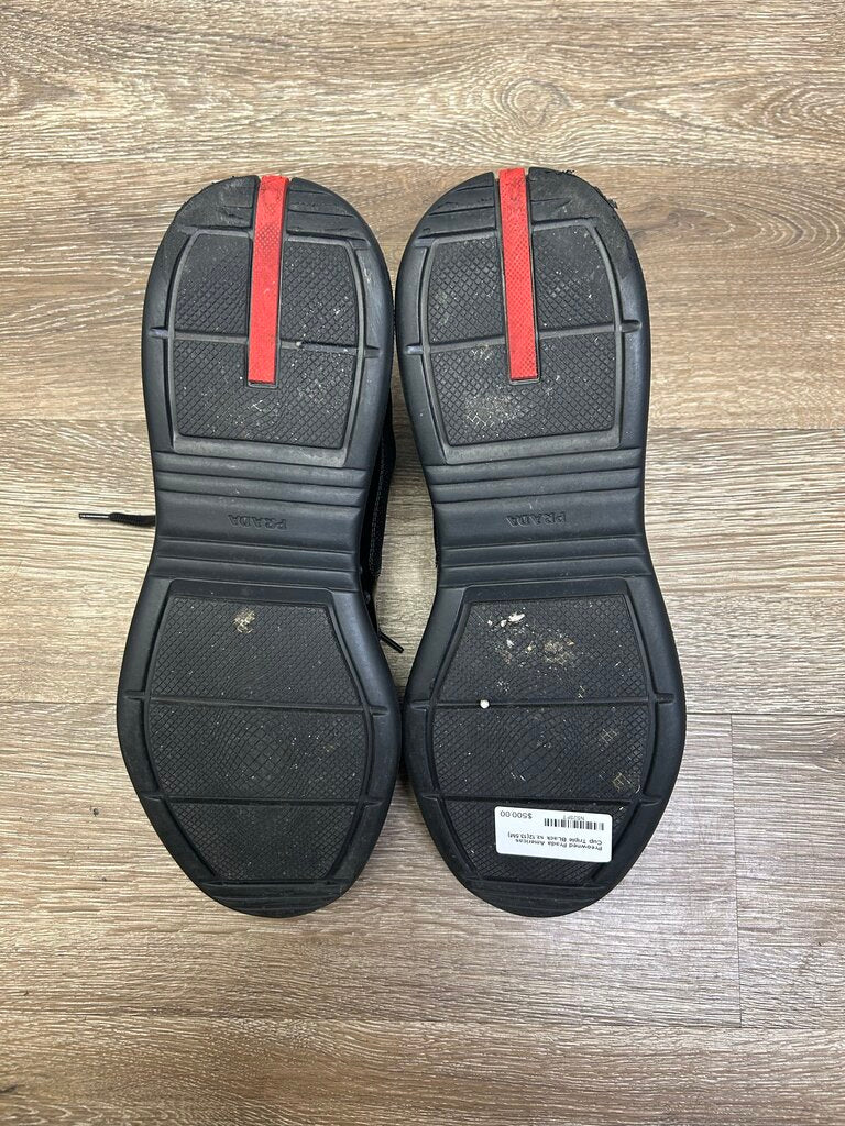 Preowned Prada Americas Cup Triple BLack sz.12(13.5M)