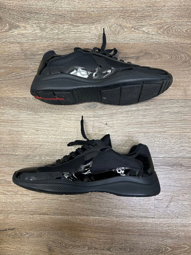 Preowned Prada Americas Cup Triple BLack sz.12(13.5M)