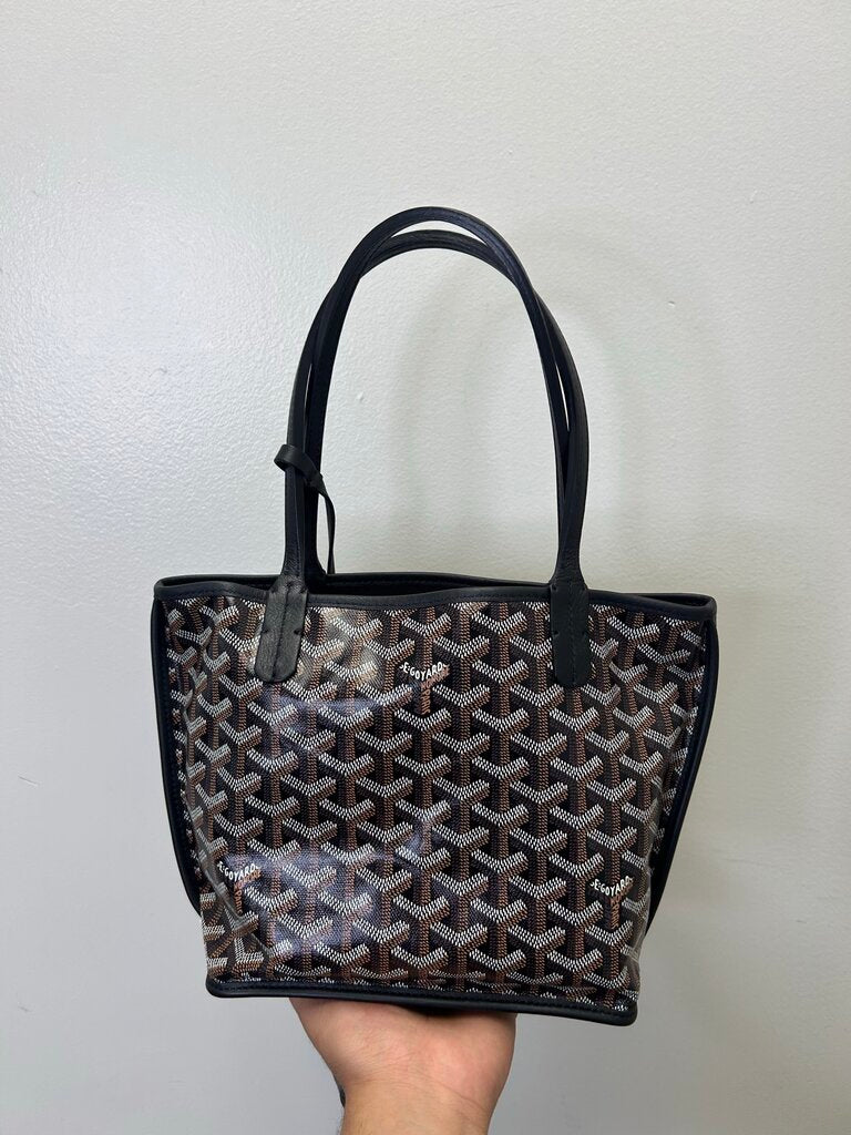 New Goyard Mini Anjou Dog Painting Tote