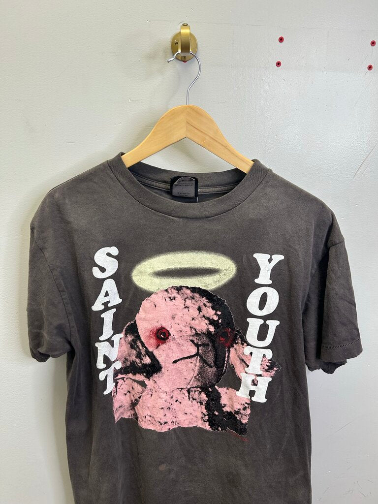 Preowned Saint Michael Grey Goat Tee size M