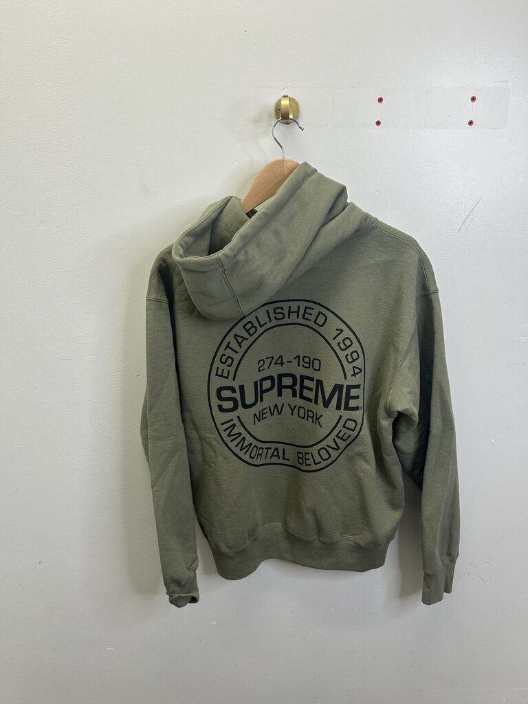 New Supreme Olive Immortal Hoodie sz.S