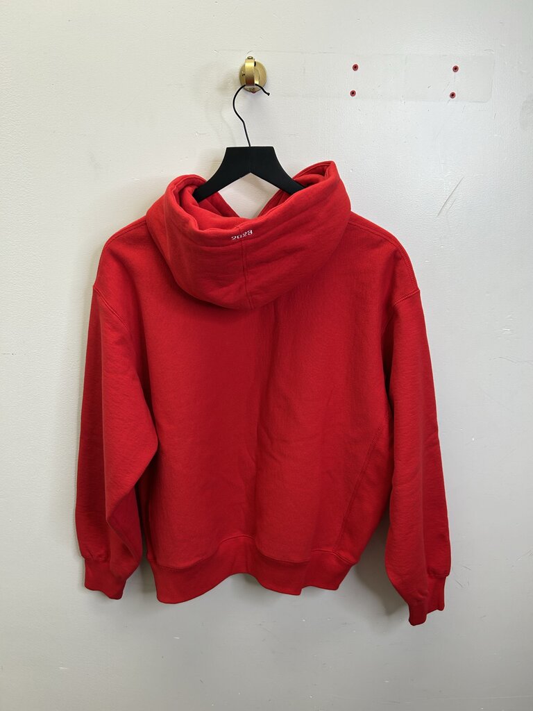 Preowned Supreme Red Bogo Hoodie Size Small