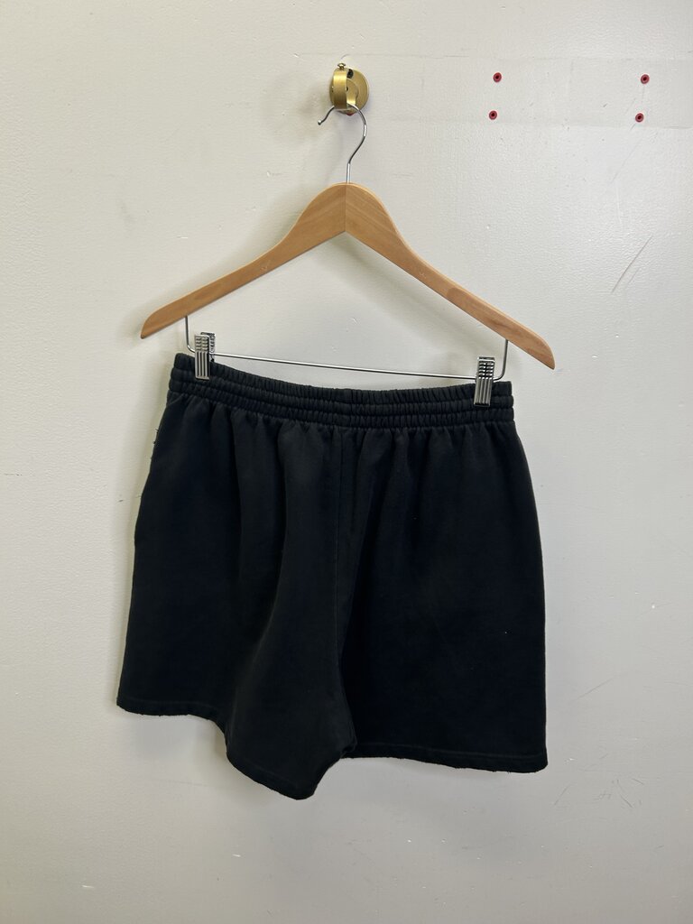 Preowned Balenciaga Black BB Shorts Size XS