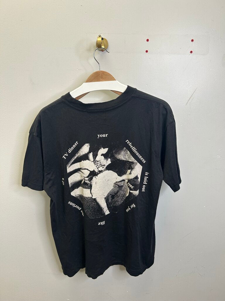 Preowned ERD You Are Nothing Black Tee Size Small