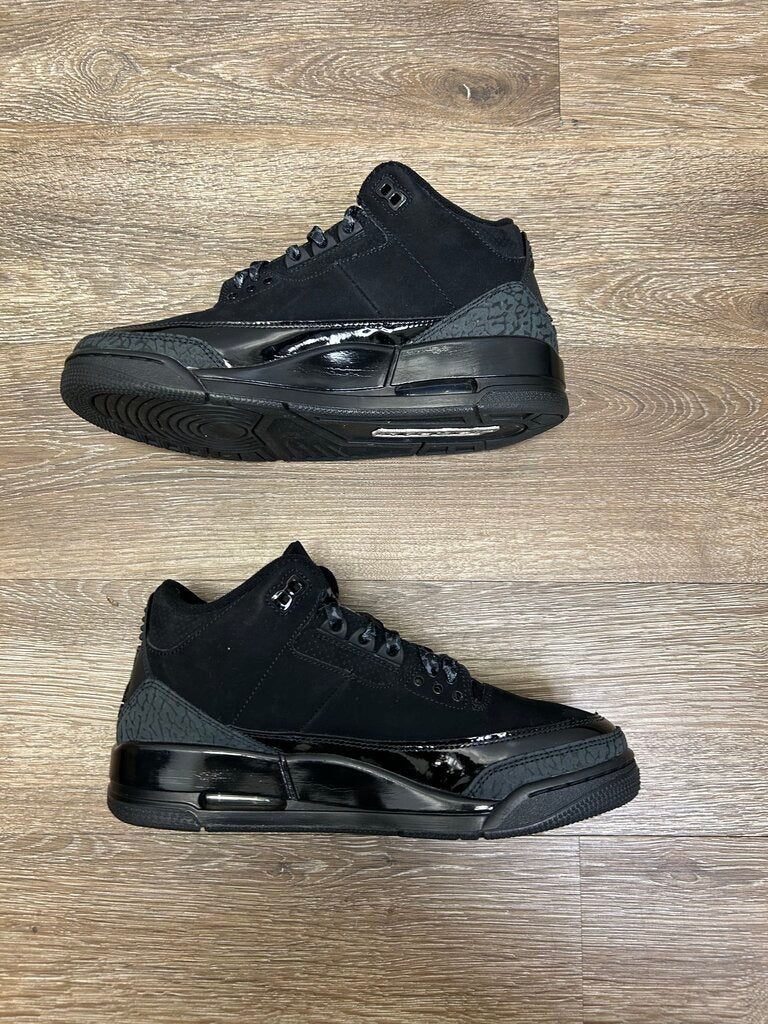 Preowned Jordan 3 Black Cat sz.8