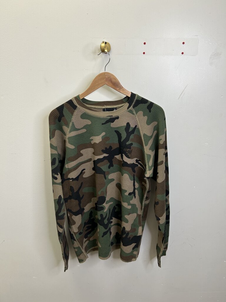 New Stussy Camo Waffle Thermal sz.M