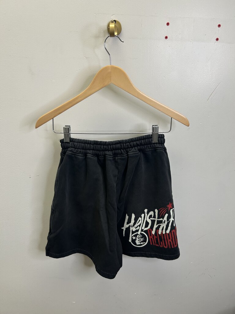 New Hellstar Records Black Shorts Size Small