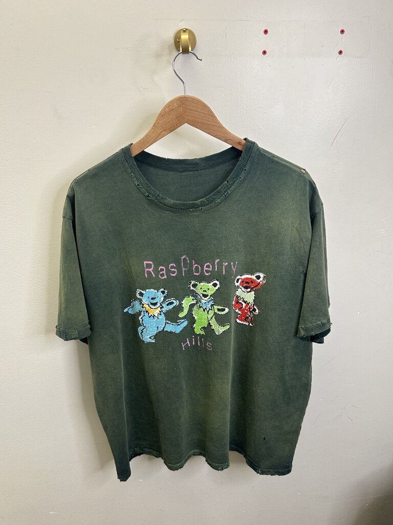 New Gv Gallery Green Bear Tee Size