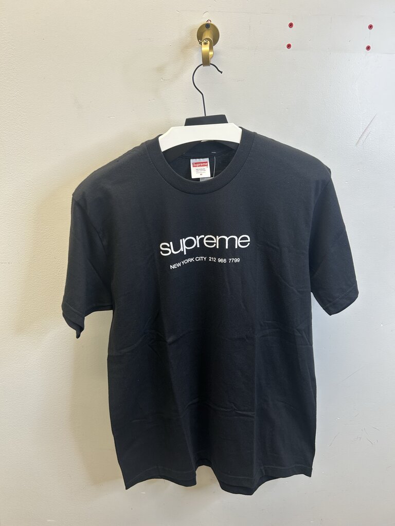 New Supreme Black NYC Logo Tee Size Medium