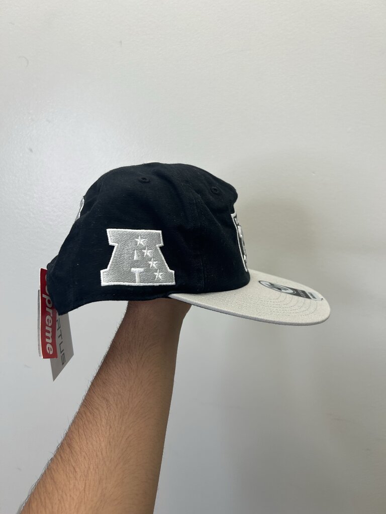 New Supreme Black Raiders Hat