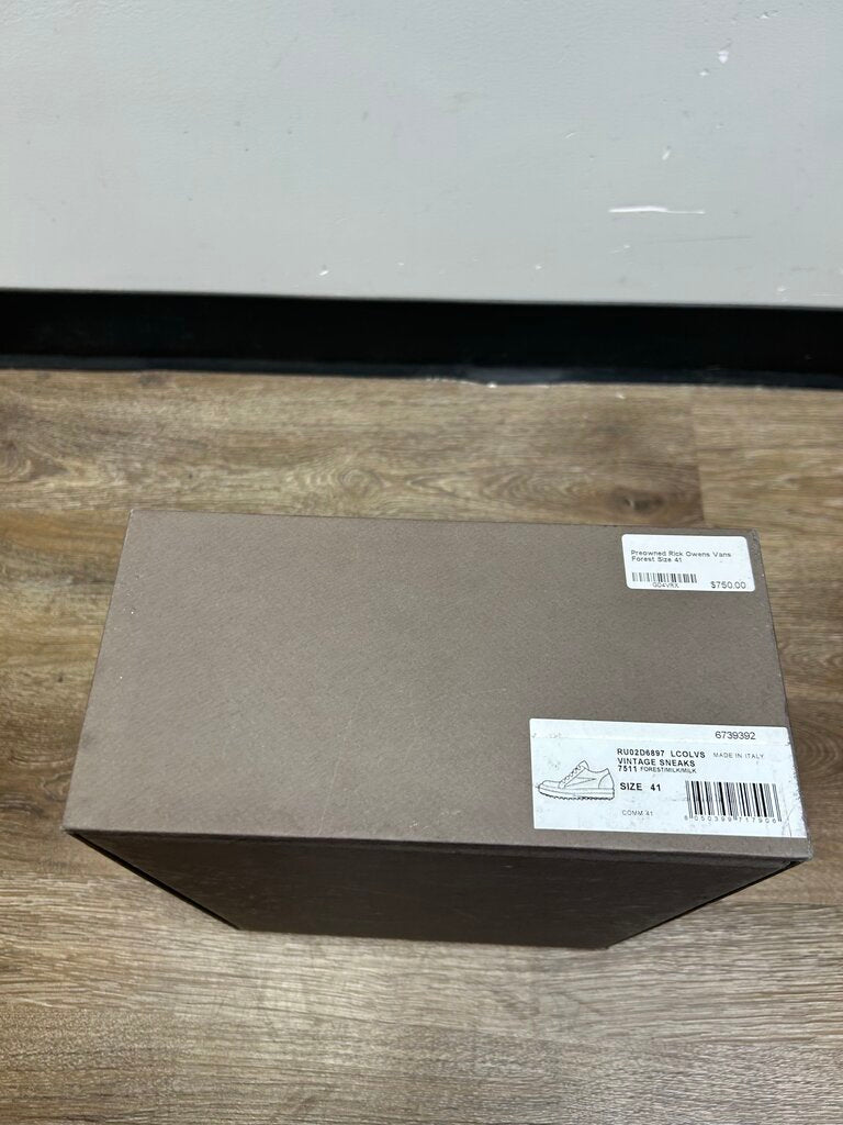 Preowned Rick Owens Vans Forest Size 41