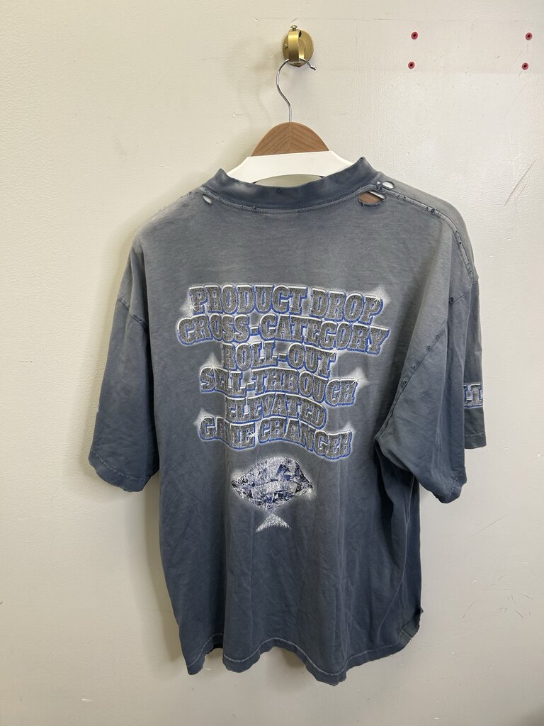 Preowned Balenciaga Stone Cold Tee Size Large