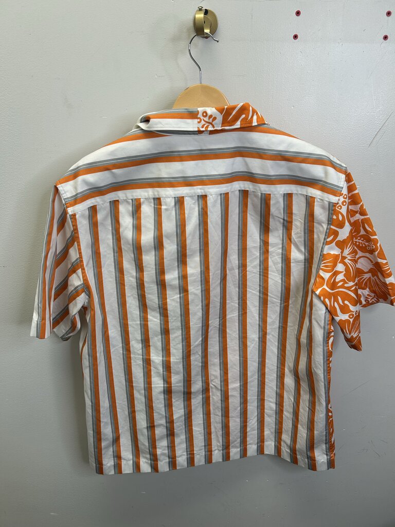 Preowned Prada Double Match Orange White Size Large