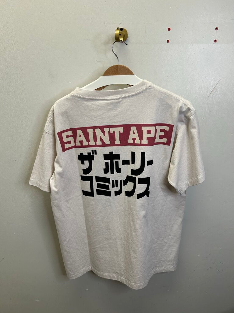 New Saint Michael Bape Ape Tee Size Large