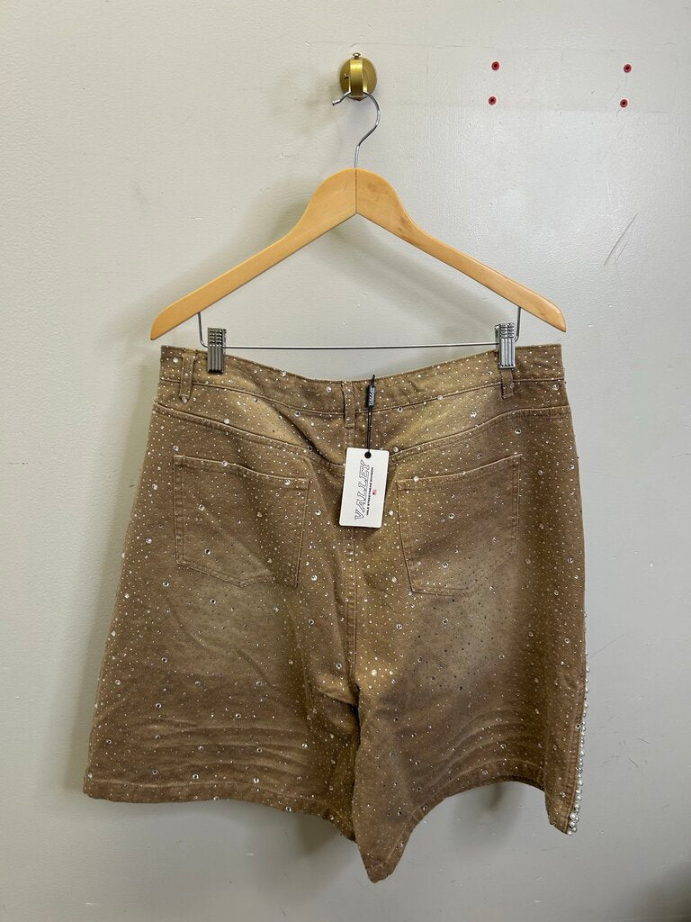 New Vale Tan Stud Storts Sz.36