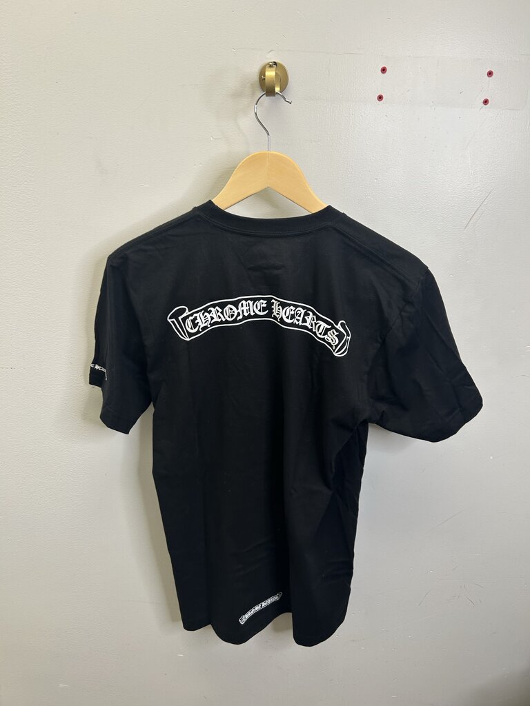 New Chrome Hearts Black & White Monogram Scroll Tee sz.M
