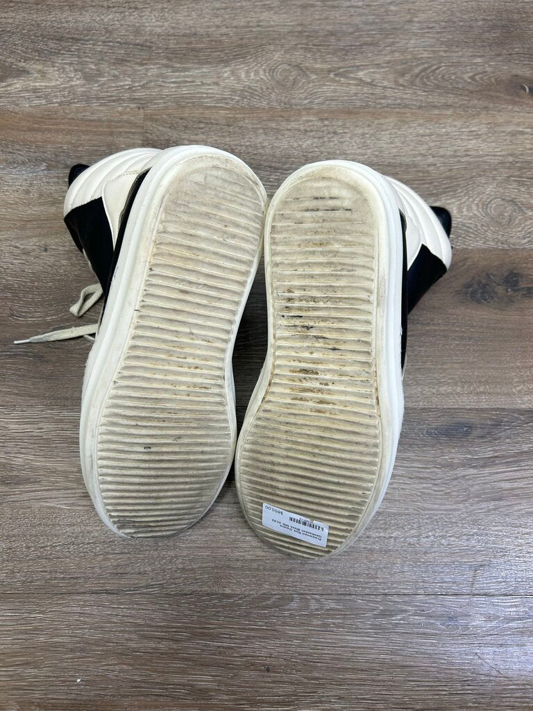 Preowned Rick Owens Geobasket Black Milk sz.42