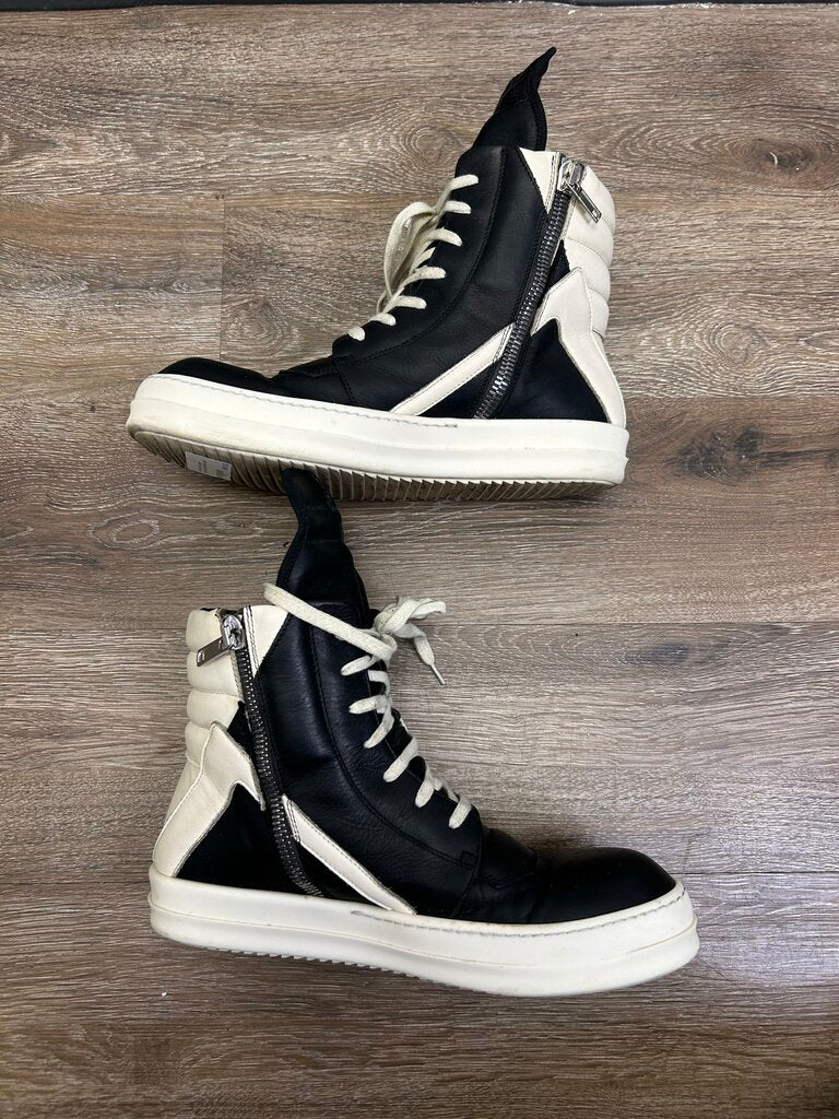 Preowned Rick Owens Geobasket Black Milk sz.42
