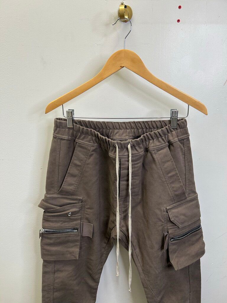 Preowned Rick Owens Brown Zip Jogger sz.38