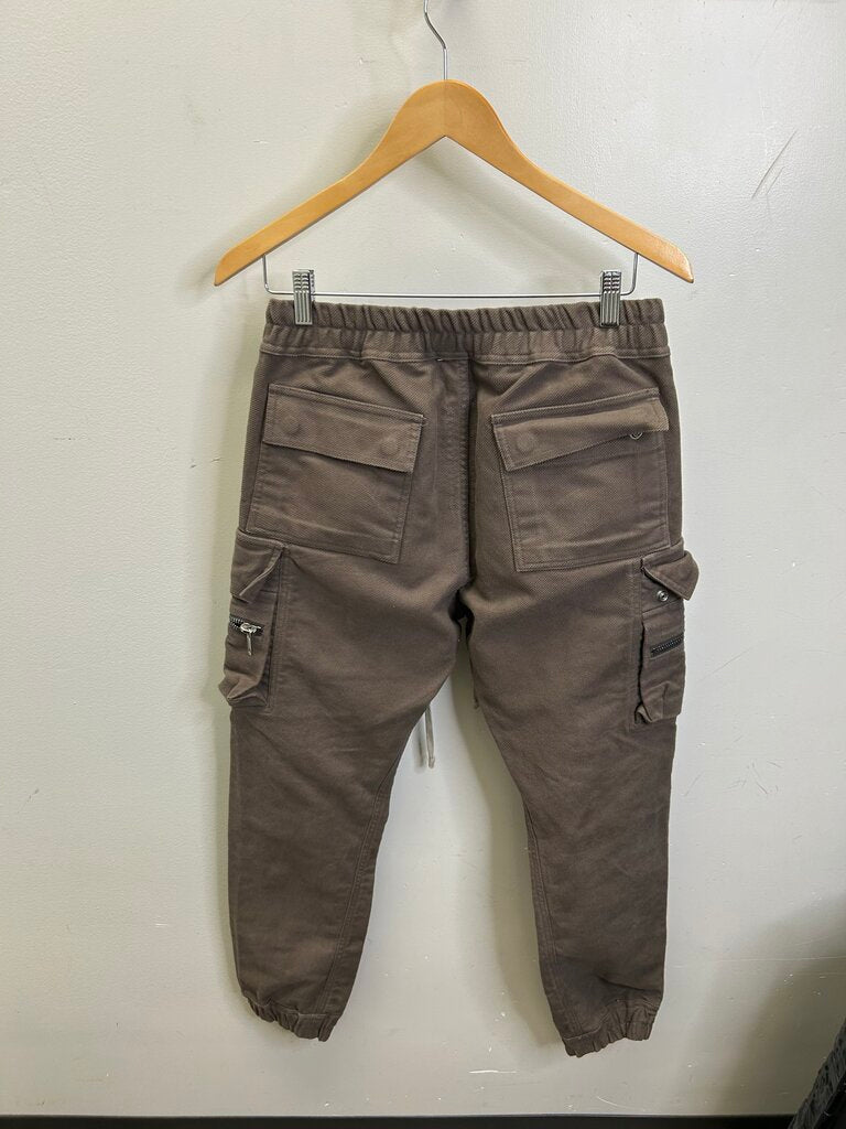 Preowned Rick Owens Brown Zip Jogger sz.38