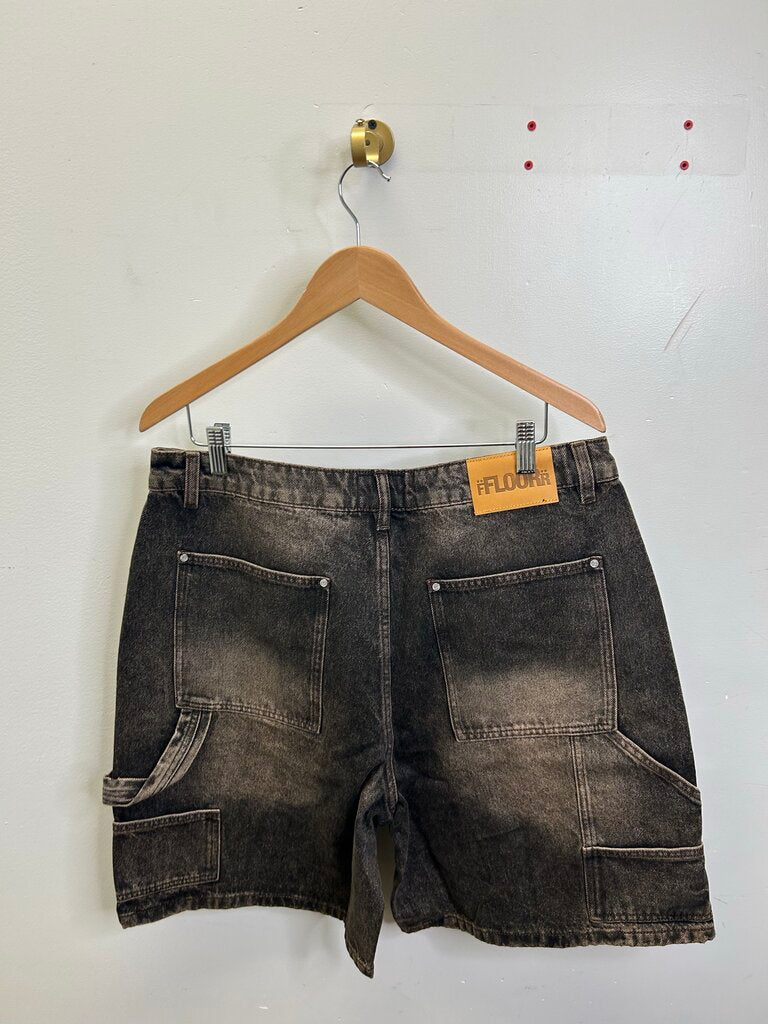 New Floor Brown Denim Cargo size 32