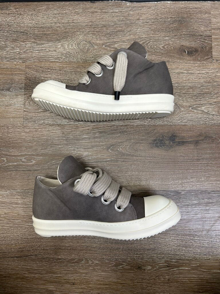 Preowned Rick Owens Puff Jumbo Lace Ramone Low Size 43