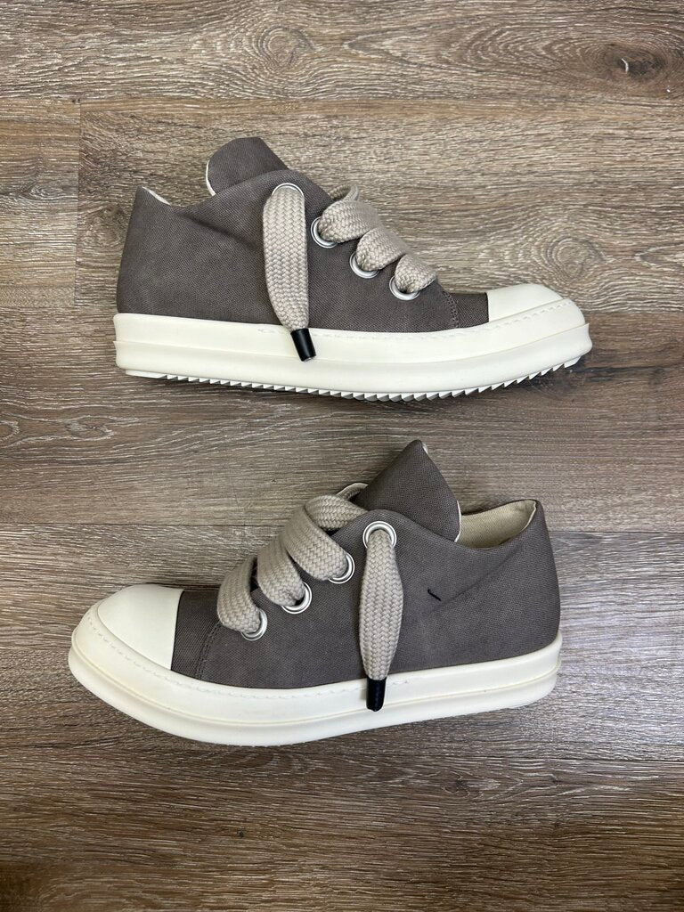 Preowned Rick Owens Puff Jumbo Lace Ramone Low Size 43