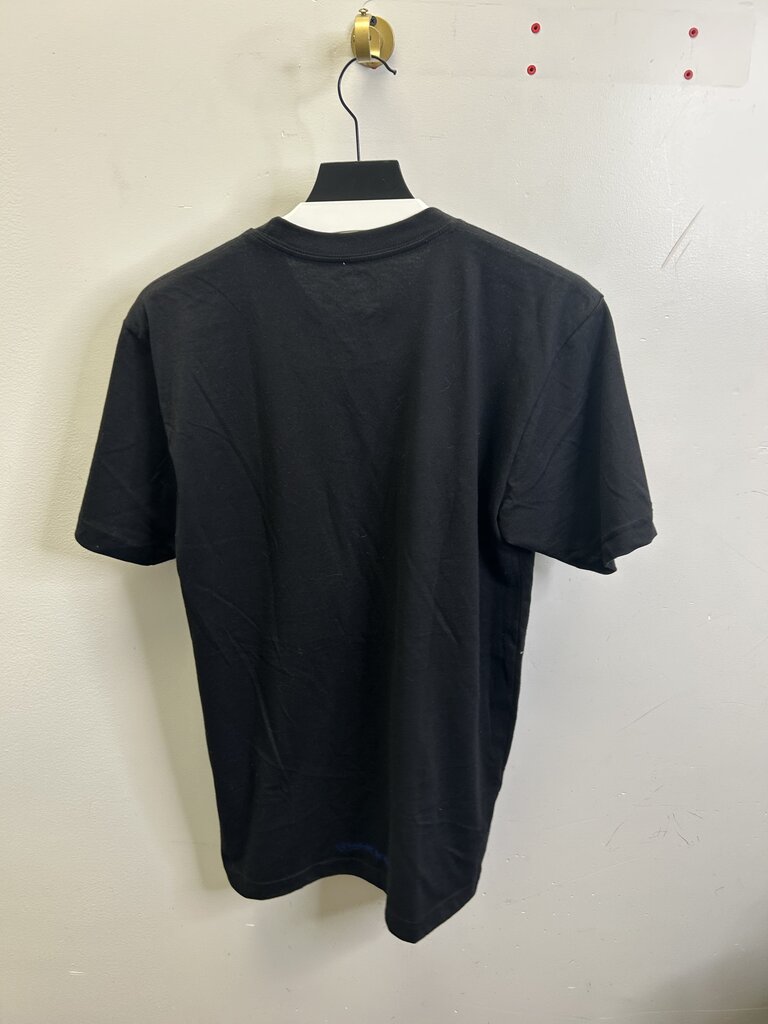 Preowned chrome Hearts Black Blue Neck Logo Tee Size Medium