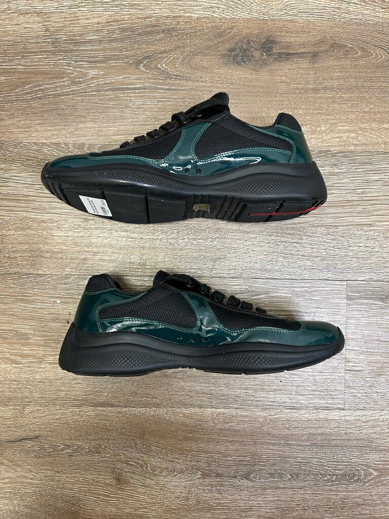 Preowned Prada America Cup Black Green Mint sz.6(7.5M)