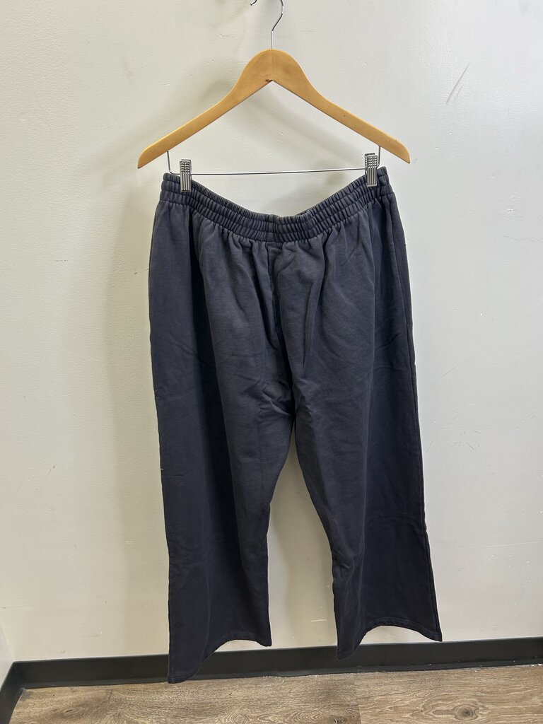 New Gv Gallery Black Cursive Sweatpants Size Medium