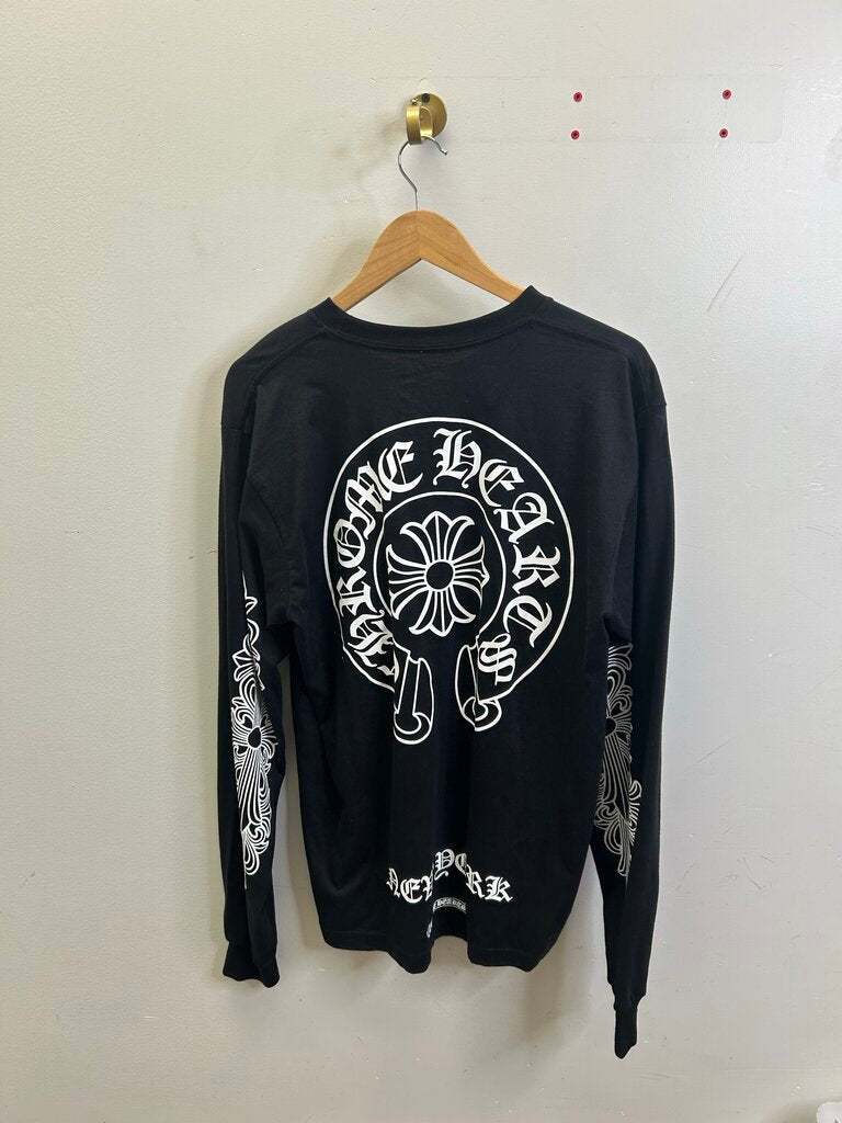 New Chrome Hearts New York Horseshoe Long Sleeve Size Large