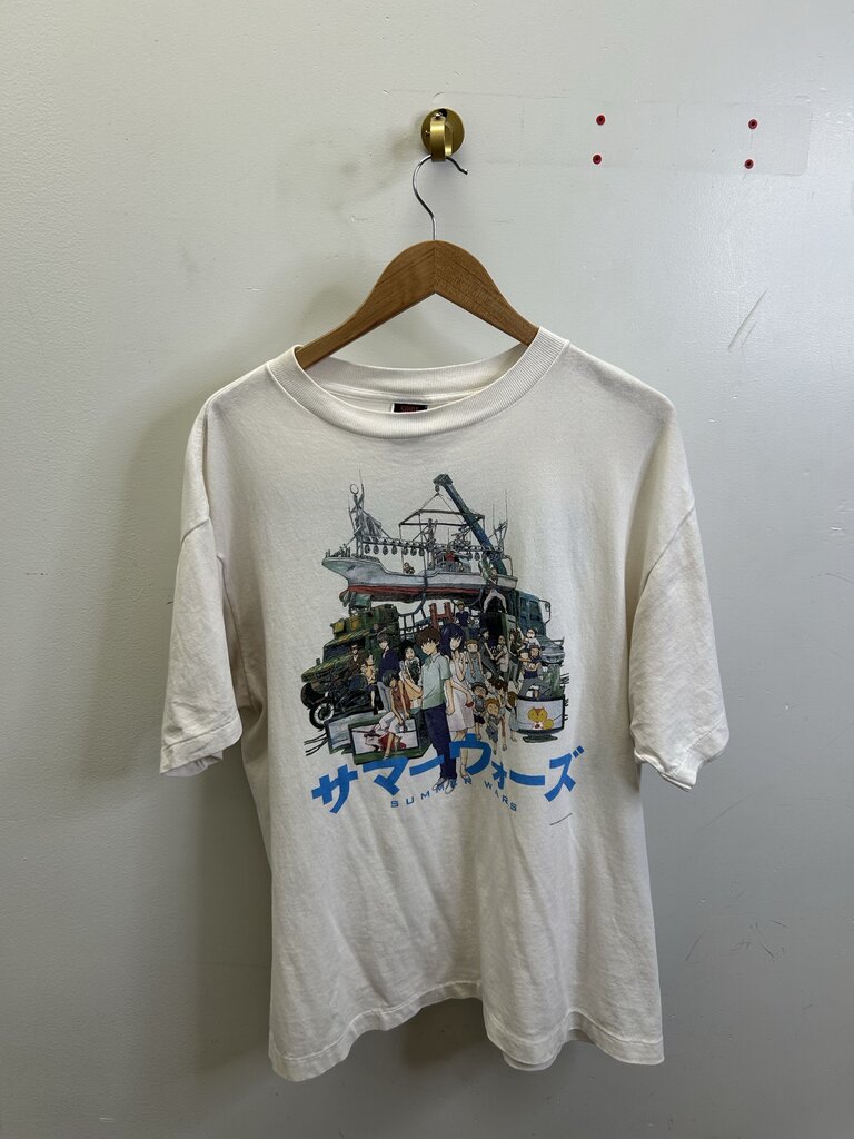 Preowned Saint Michael Summer Wars Cream Tee size M