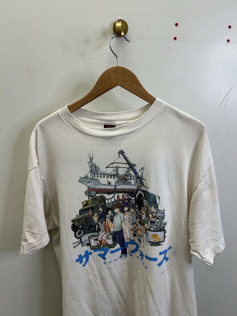 Preowned Saint Michael Summer Wars Cream Tee size M