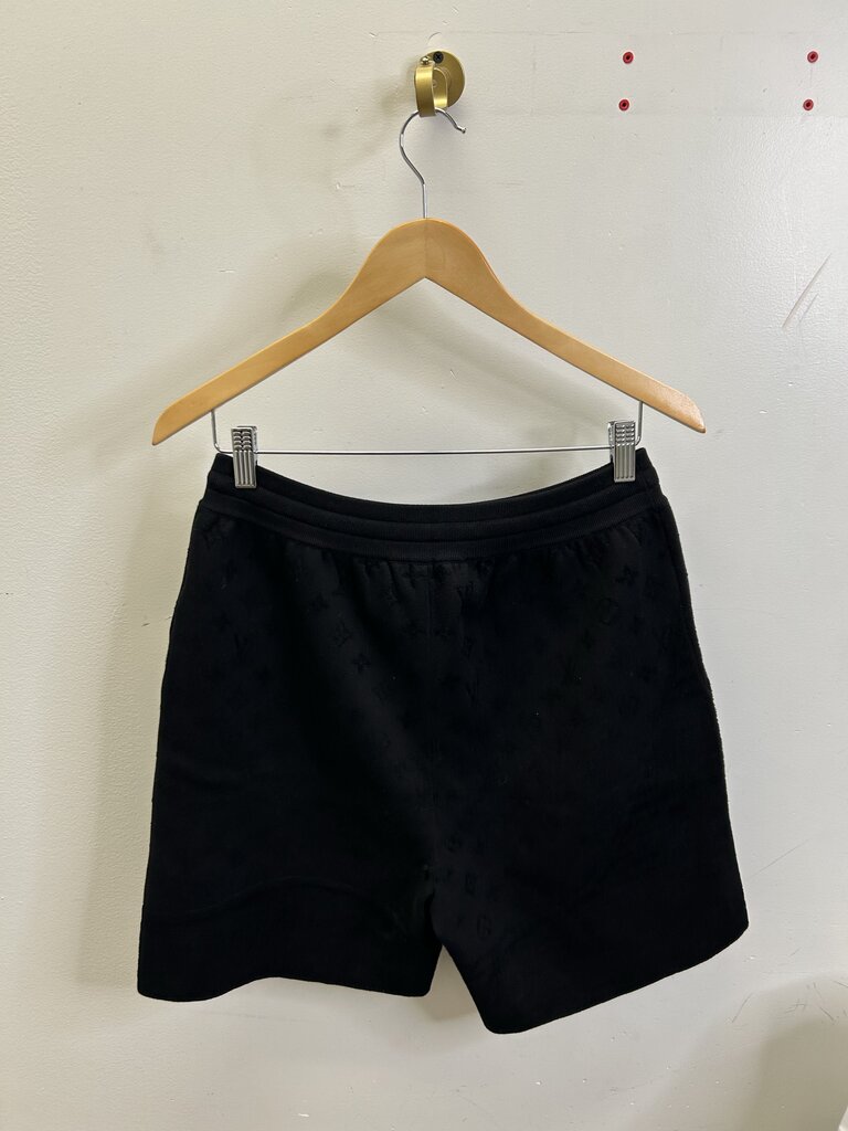 New Louis Vuitton Cashmere Black Monogram Damier Shorts size M