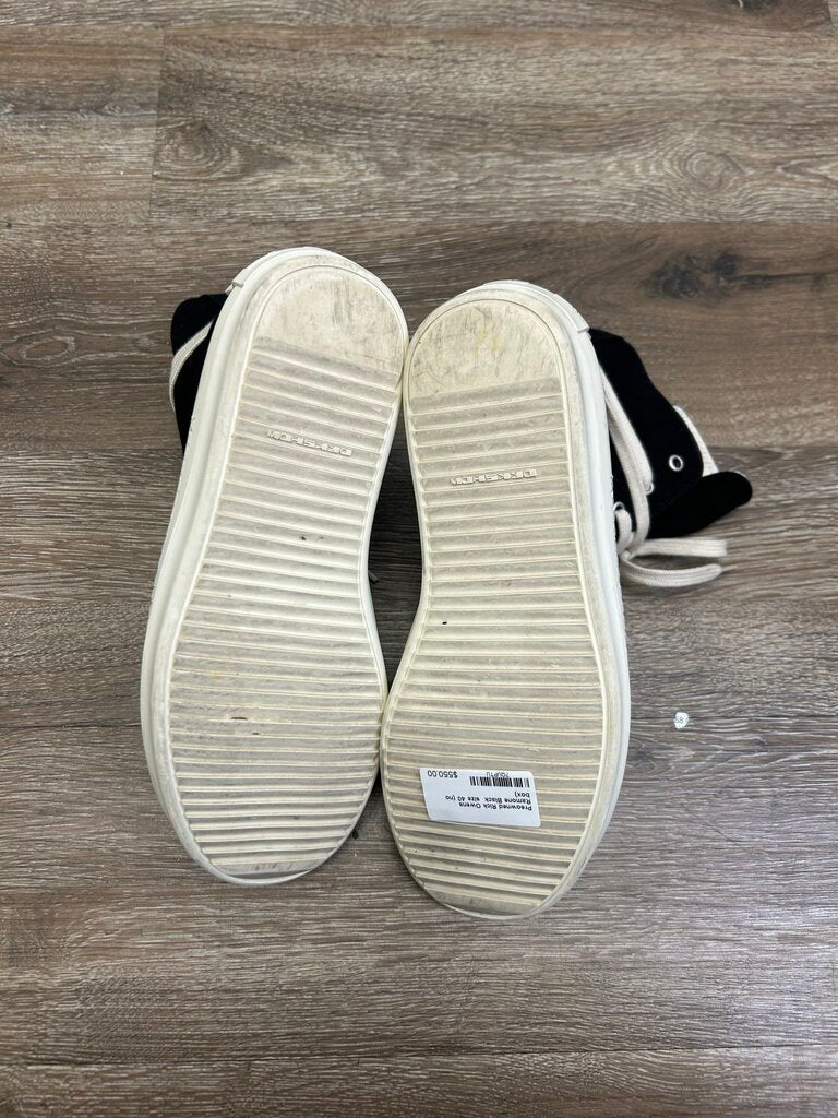Preowned Rick Owens Ramone Black size 40 (no box)