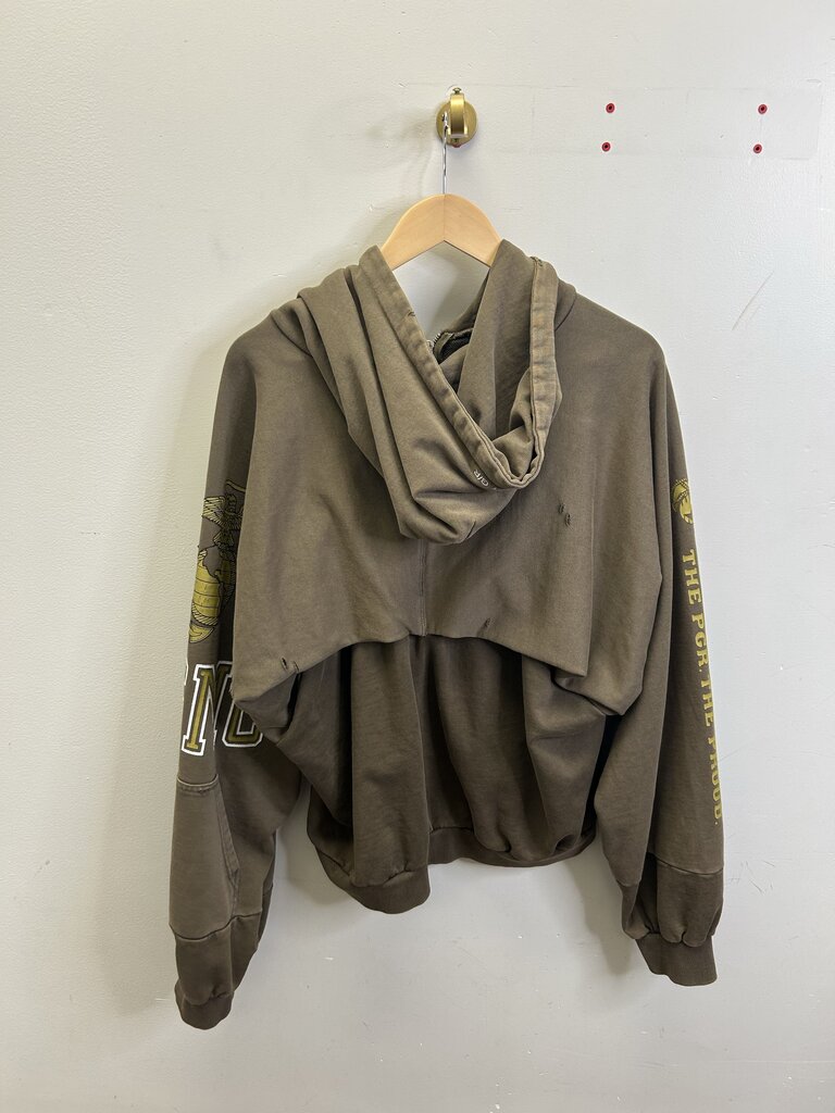 New Project G/R USMC Olive Zip Up size M