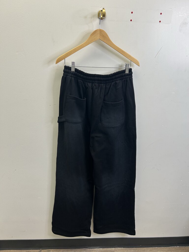 New HMDd Black Crystal Sweatpants Size Medium