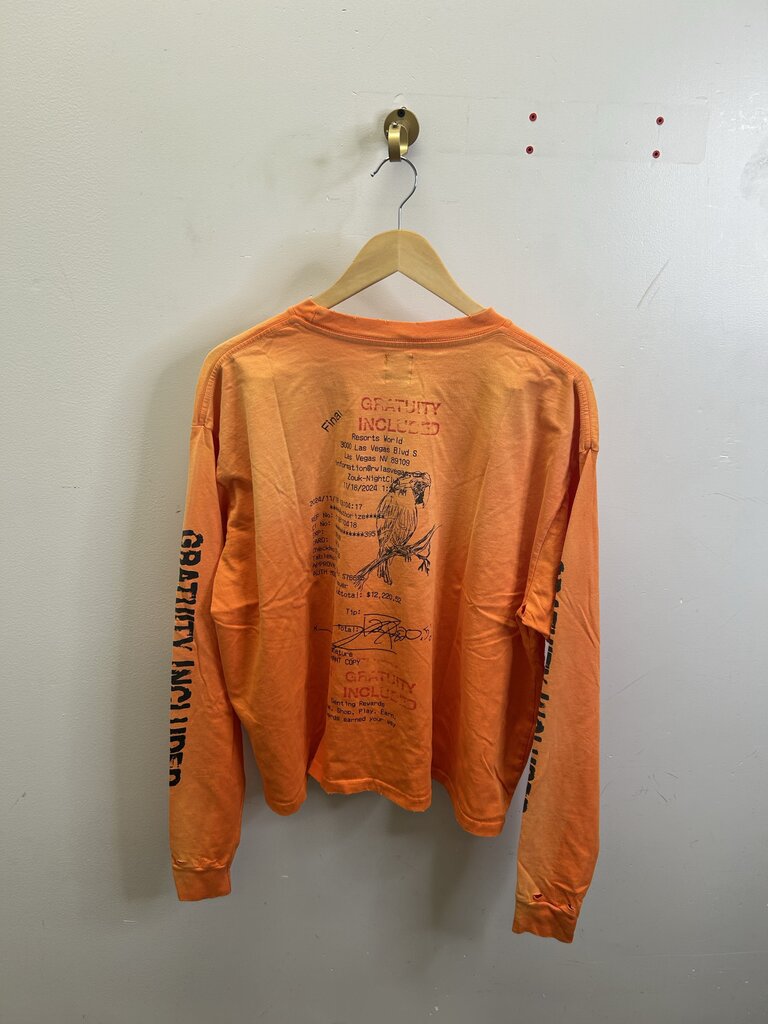 New HMDD Gratuity Orange Long Sleeve Size Large