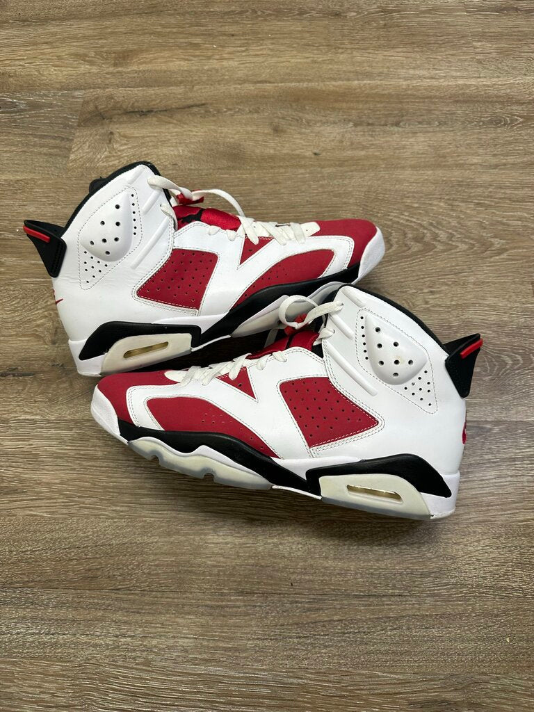 Preowned Jordan 6 Carmine size 12(no box)