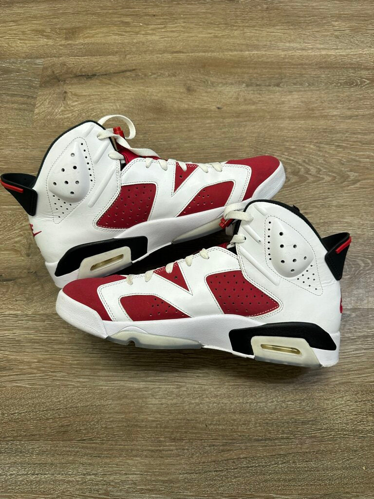 Preowned Jordan 6 Carmine size 12(no box)