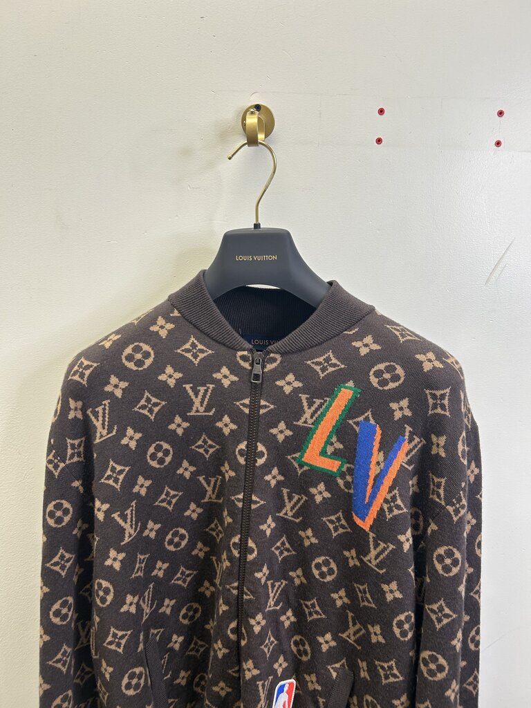 Preowned Louis Vuitton Brown Monogram Zipper sz.L