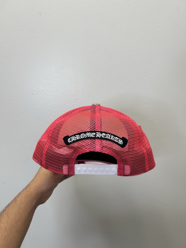 New Chrome Hearts Pink Cemetery Trucker