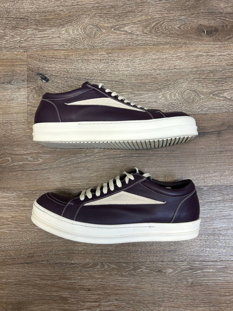 Preowned Rick Owen Van Purple Leather sz.45