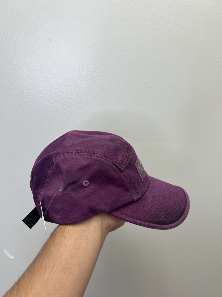 New Supreme Overdyed Camp Cap Purple